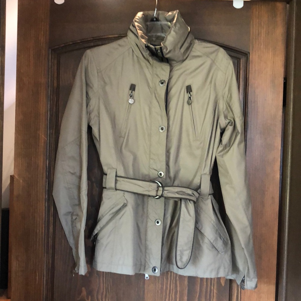 Belted, Lightweight Polyester Jacket. - image 1